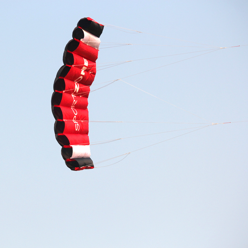 طائرة ورقية من Parafoil مزدوجة - مراجعة Kite Surf Bar Control وسعره