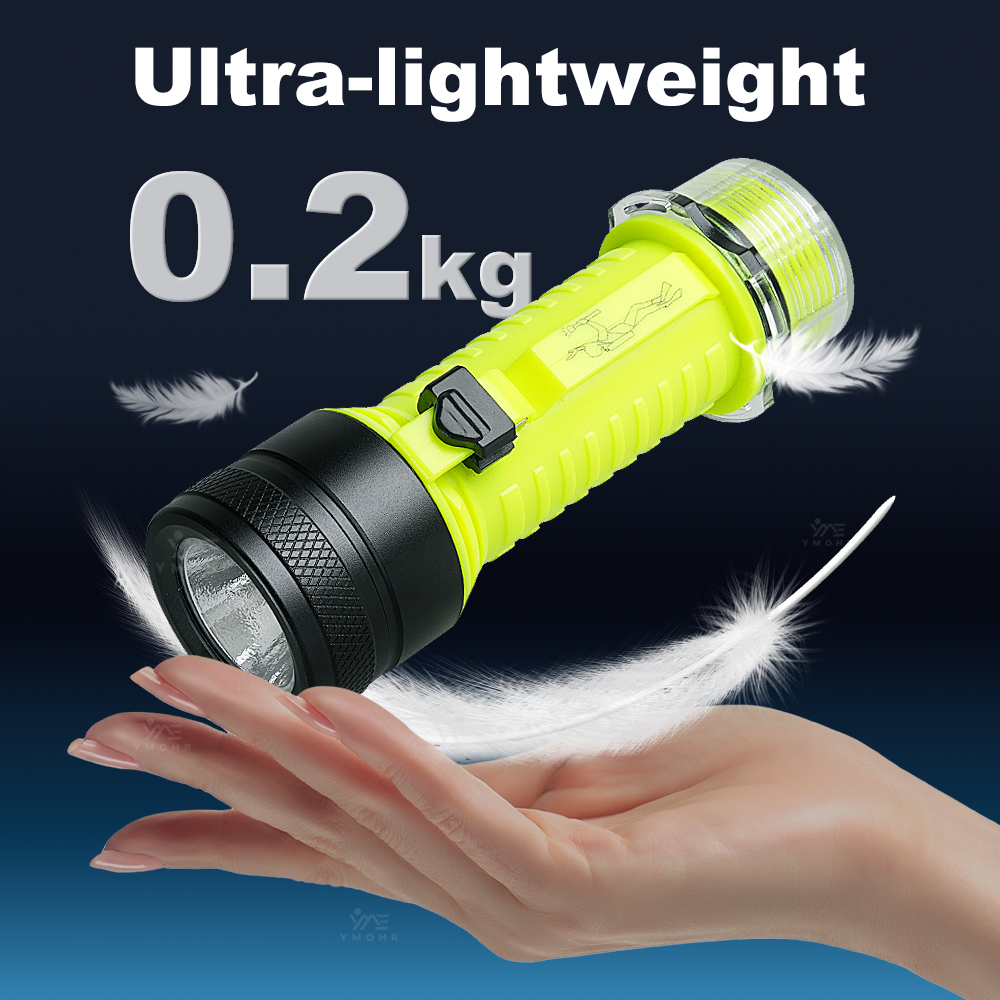 مصباح غوص LED محمول جديد احترا - مراجعة Underwater Flashlight وسعره