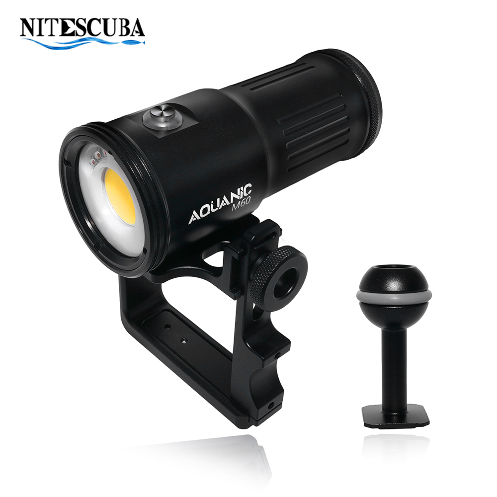 مصباح نيتيسكوبا الاحترافي للتص - مراجعة Underwater Flashlight وسعره