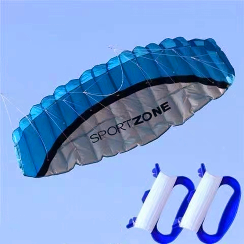 طائرة ورقية كبيرة مزدوجة الخطو - مراجعة Kite Surf Bar Control وسعره