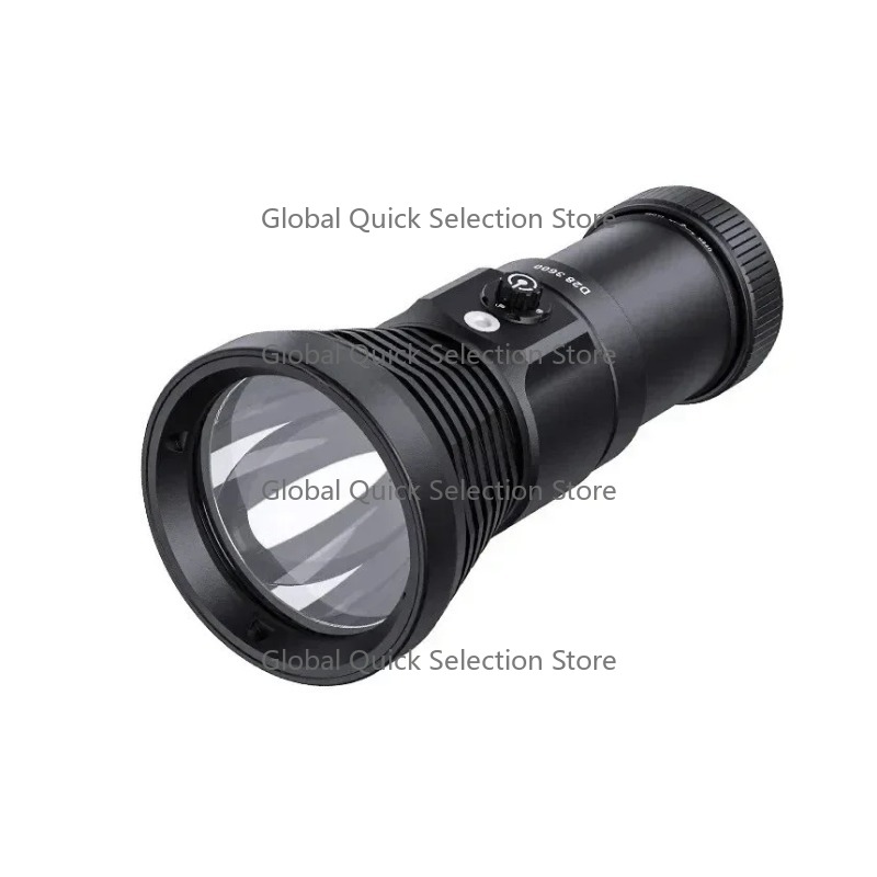 مصباح غوص LED عالي الإضاءة D28 - مراجعة Underwater Flashlight وسعره